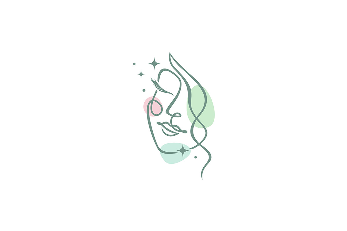 beautiful woman face logo design, a Graphic by boriman05