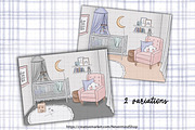 Baby nursery clipart collection, an Illustration by Nevermind (Thumbnail 5 of 6)