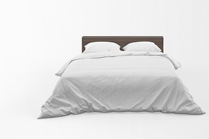 Linen Bedding Mockup Set