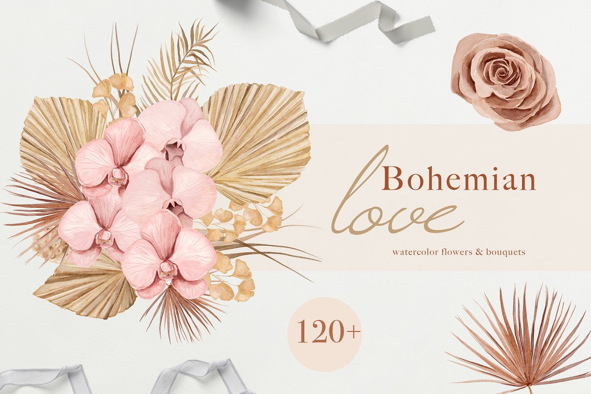 Bohemian Roses and Dried Leaves, an Illustration by Backyard Rose (Photo 4 of 16)
