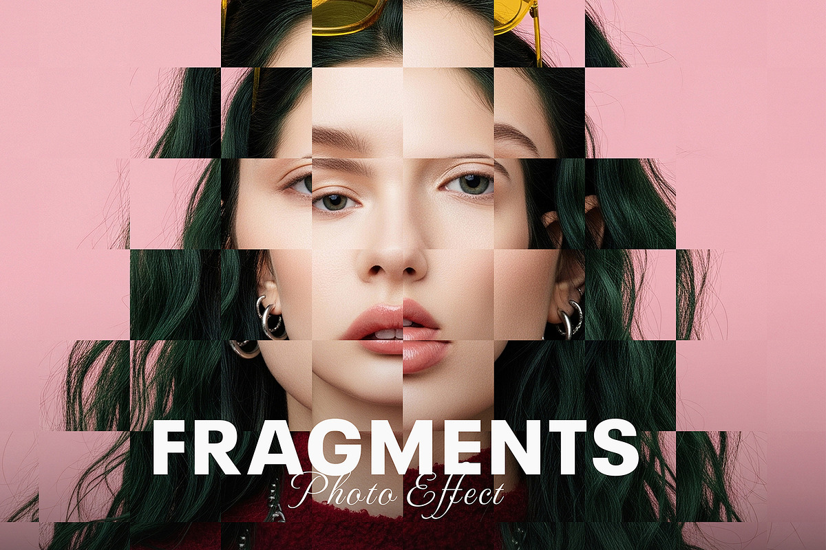 Fragmented Mosaic Photo Effect, a Layer Style Add-On by graphypix (Photo 1 of 9)