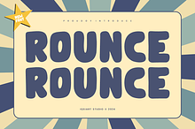 Rounce - Round Font