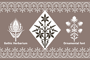 Gothic Herbarium, a Symbol Font by 2DTypo (Thumbnail 1 of 4)