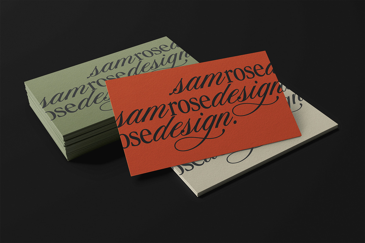 True Fate Script & Serif Font Duo, a Script Font by Sam Parrett (Photo 12 of 12)