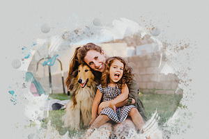 Family Photo Effect Template