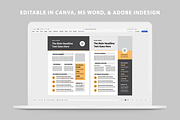 Business One Pager | Canva & MS Word, a Flyer Template by Leaflove (Thumbnail 5 of 5)