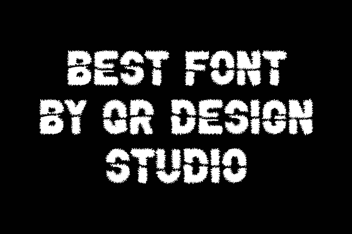 Broken Droper Font, a Sans Serif Font by QR Design Studio (Photo 3 of 6)