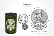 Cannabis Farm Label & logo Badge, a Branding & Logo Template by The Design For Co. (Thumbnail 5 of 6)