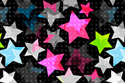 Star Seamless Patterns, a Pattern Graphic by Gudiny (Thumbnail 3 of 11)