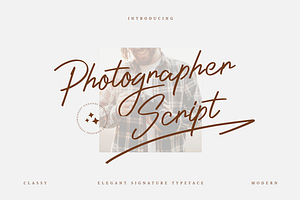 Photographer Script | Signature Font