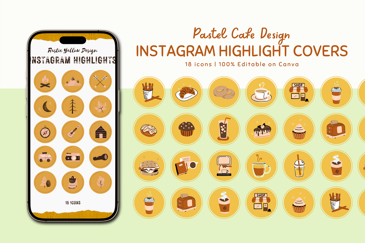 INSTAGRAM HIGHLIGHT COVERS, a Social Media Template by The Little Lily Studio (Photo 2 of 5)