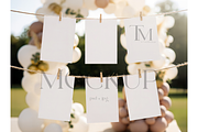 Monthly Milestone Cards Mockup, an Advertising Mockup by TatiMockup (Thumbnail 1 of 4)