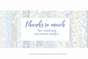 Organic Floral Seamless Patterns, a Pattern Graphic by Sketchbook Designs (Thumbnail 10 of 10)