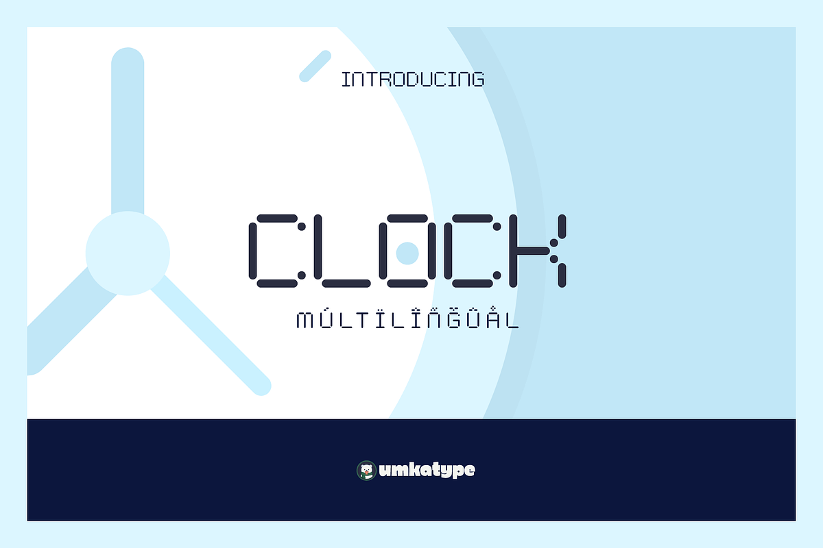 Clock Pixel Game Font, a Font by alpercakici (Photo 1 of 8)