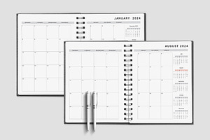 Ultimate Monthly Planner 2024-25