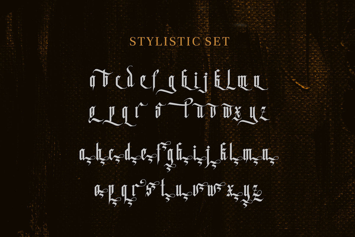 Autherical Typeface, a Blackletter Font by seventhimperium (Photo 5 of 11)