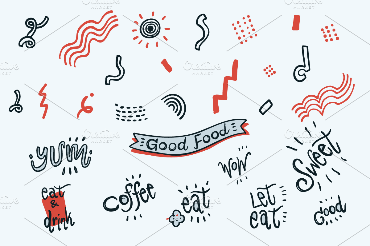 Hand drawn Food & Drink, a Graphic by Huza Studio (Photo 5 of 9)