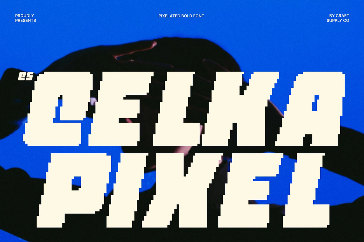 CS Celka Pixel, a Sans Serif Font by Craft Supply Co. (Photo 1 of 8)