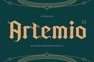 CS Artemio Blackletter Font