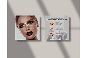 PMU & Microblading Template - Canva