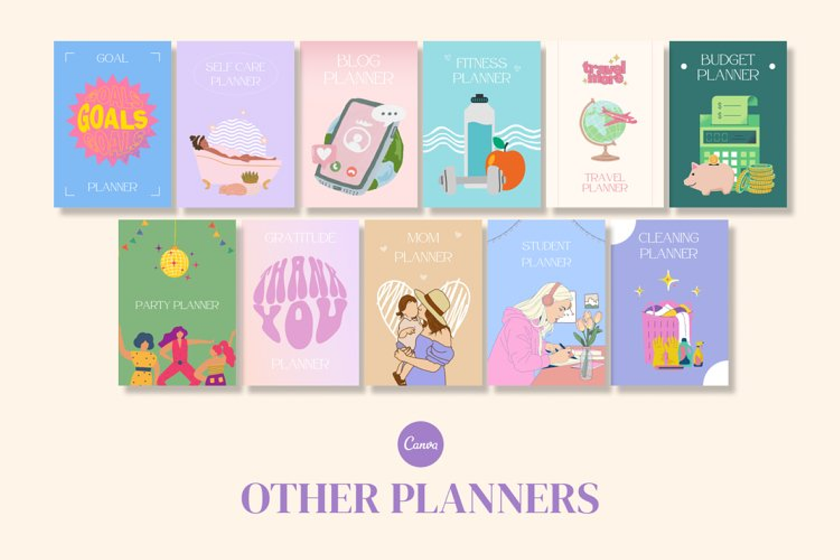 2023 Planner Canva Template Bundle