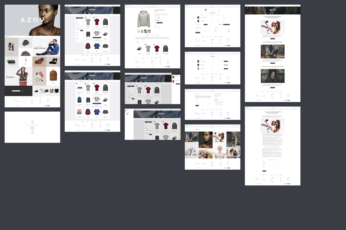 Azov - Fashion eCommerce PSD, a Websites & App Template by skrylnik (Photo 4 of 4)