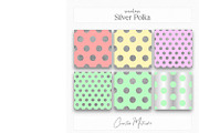 Pastel Polka Dots, Silver Glitter, a Pattern Graphic by Creative Matrix82 (Thumbnail 6 of 7)