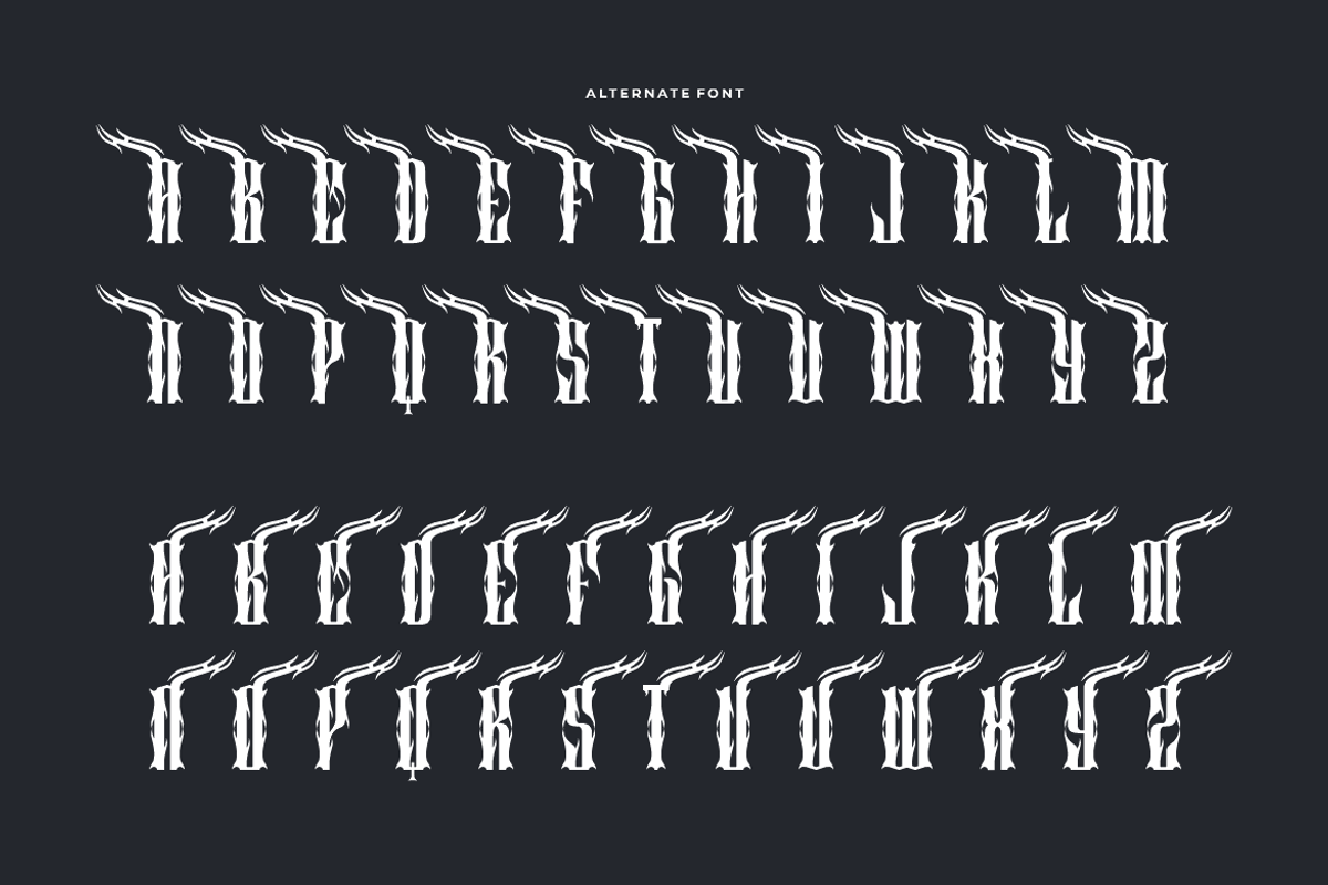 Blackmosk Growpas - Blackletter Font, a Blackletter Font by Iqsiart Studio (Photo 3 of 10)