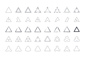 Logo Creator Triangle Shapes Edition