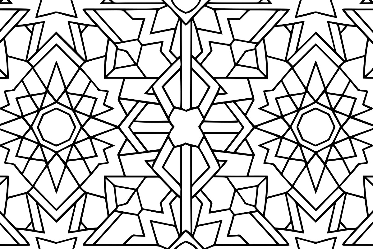 Geometrical seamless pattern, a Texture Illustration by SketchArtStudio (Photo 5 of 7)