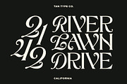 TAN - CALIFORNIA, a Serif Font by TanType (Thumbnail 7 of 16)