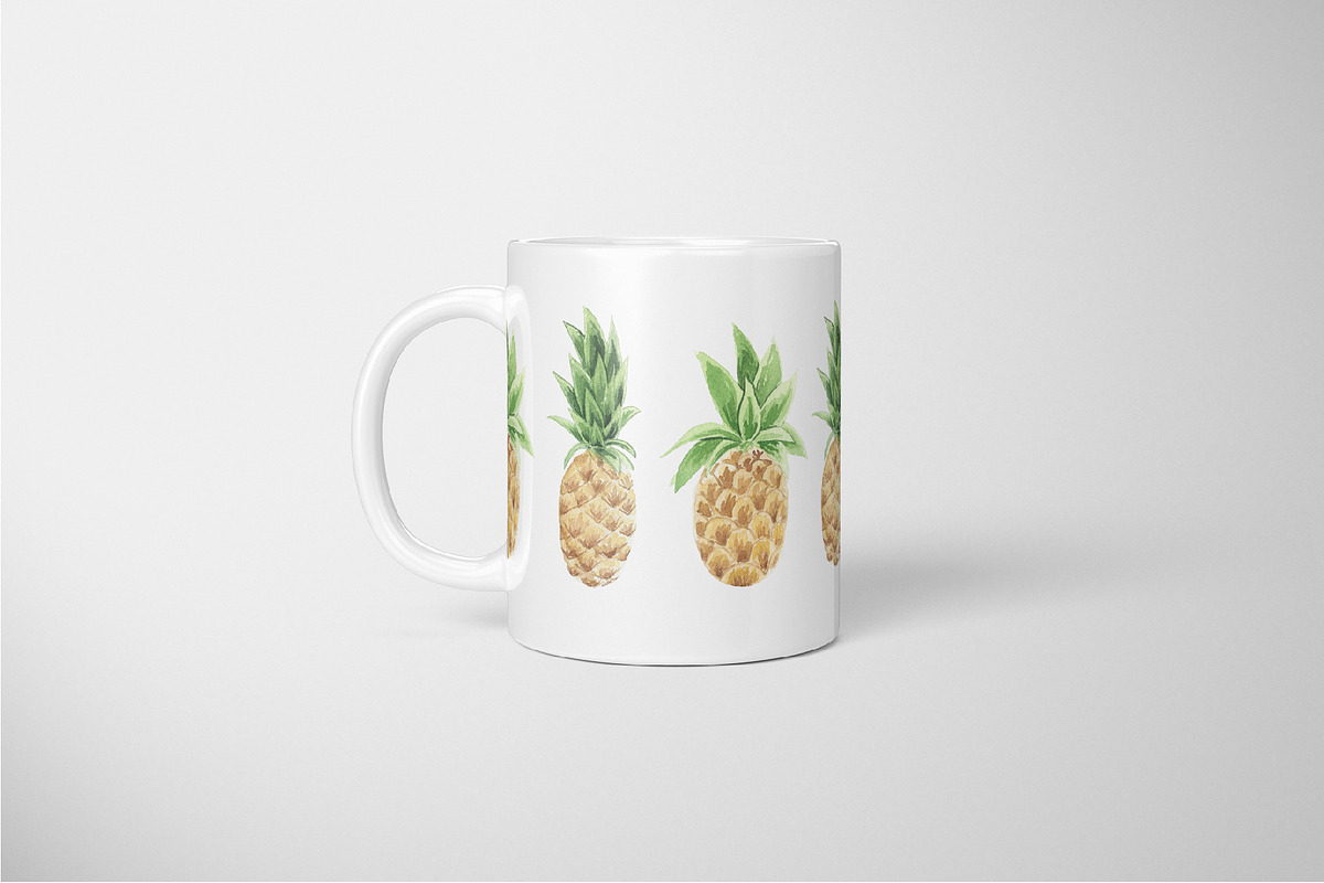 Watercolor Pineapples, an Illustration by One and Only Paper (Photo 4 of 6)