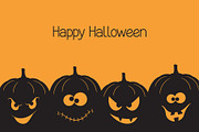 16 Halloween banners and cards, a Background Graphic by InkySplash (Thumbnail 4 of 5)
