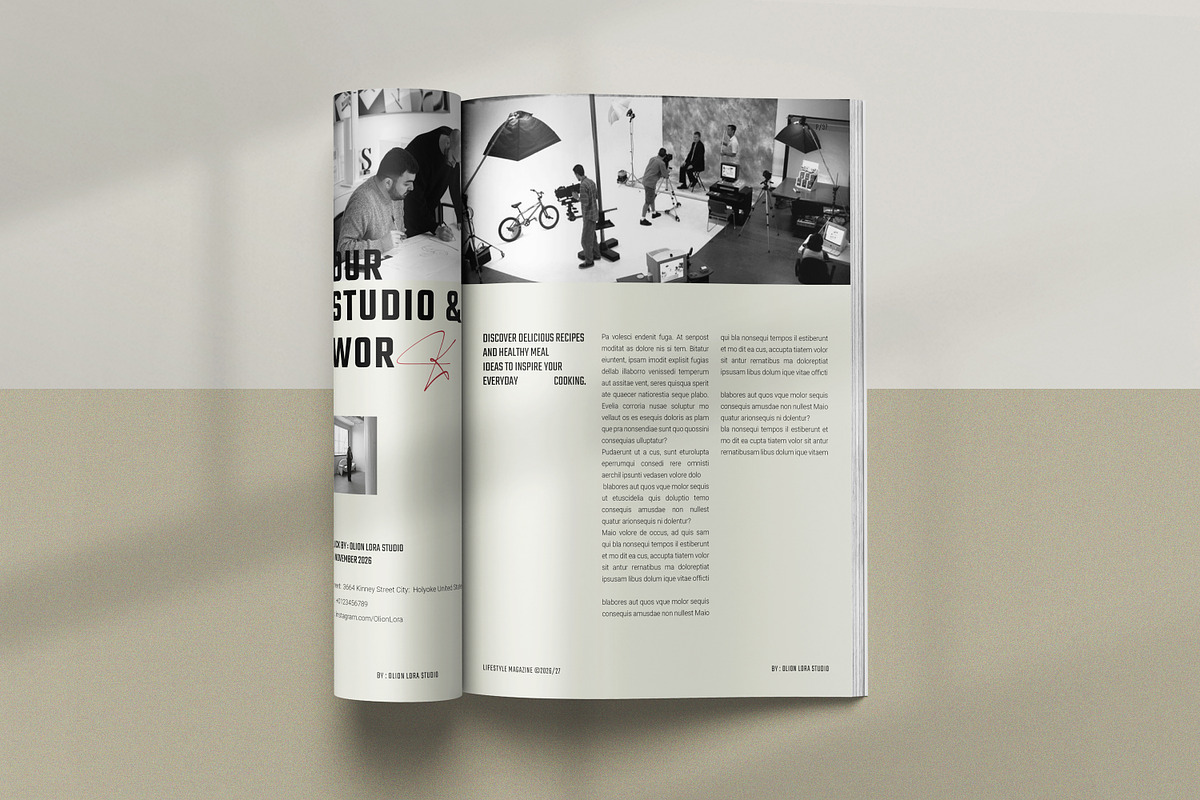 Lifestyle Magazine Template, a Magazine Template by Olion Lora (Photo 13 of 24)