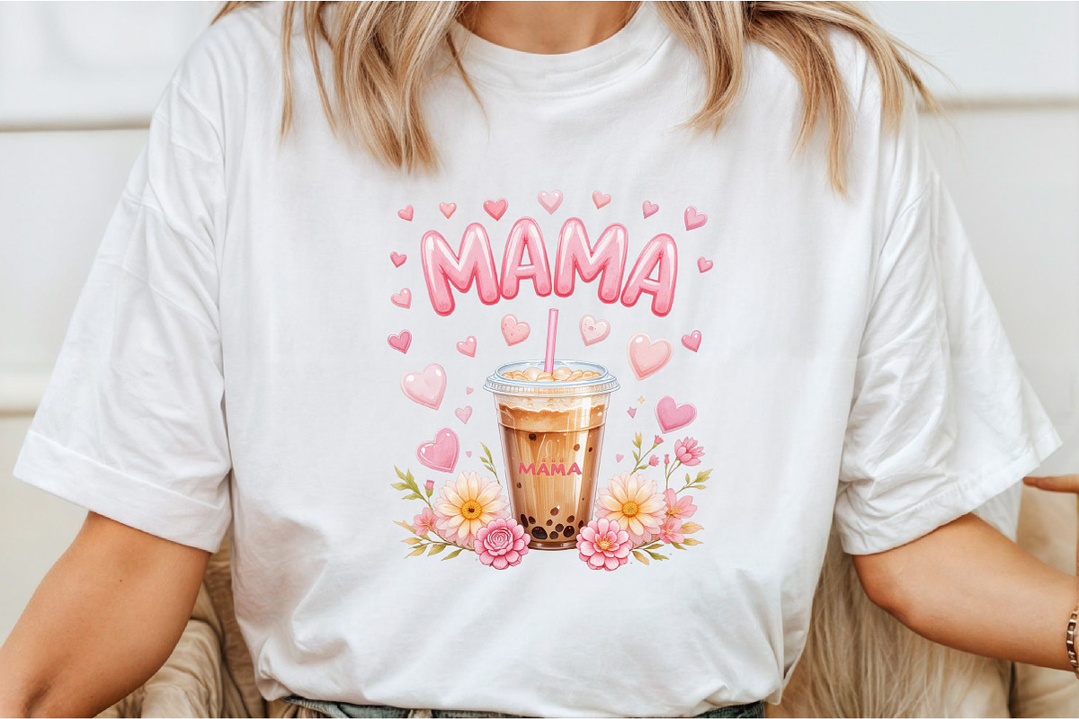 Iced Coffee Mama Gifts PNG, an Icon by DreamCafeArt (Photo 2 of 7)