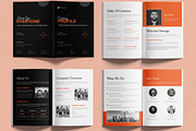 New Black And White Company Profile, a Brochure Template by MightyDesign (Thumbnail 2 of 6)