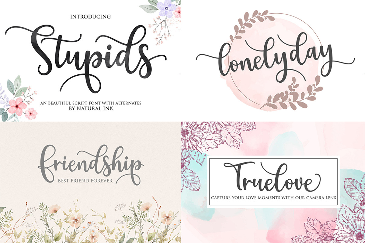 Handmade Font Bundle, a Handwritten Font by Natural Ink Studio (Photo 11 of 25)