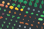 Nature Forest - Animation Asset, an Environmental 3D Model by Polydactyl (Thumbnail 2 of 36)