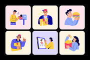 Animated Delivery Illustration Set, a Transportation Illustration by Brickclay (Thumbnail 4 of 5)