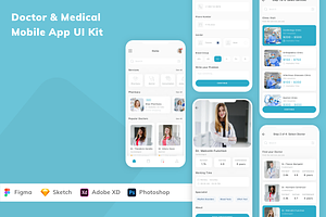 Doctor & Medical Mobile App UI Kit