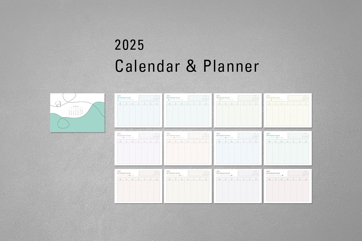 2025 Calendar & Planner, a Templates & Theme by dott (Photo 3 of 5)