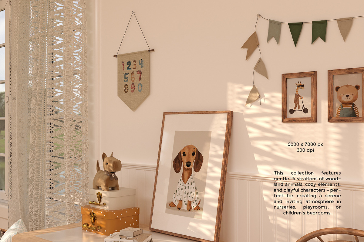 Whimsical Nursery Wall Art - Whimsical Luxe Nursery Wall Decor