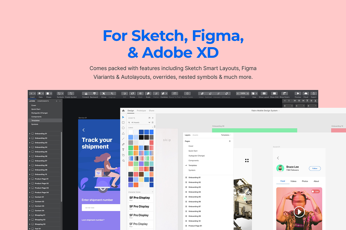 Fabrx Mobile Design System, an UI Kit Template by Fabrx Design (Photo 6 of 6)