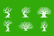 Twisted Tree Silhouette Vector Set, an Object Graphic by Artonix (Thumbnail 2 of 3)