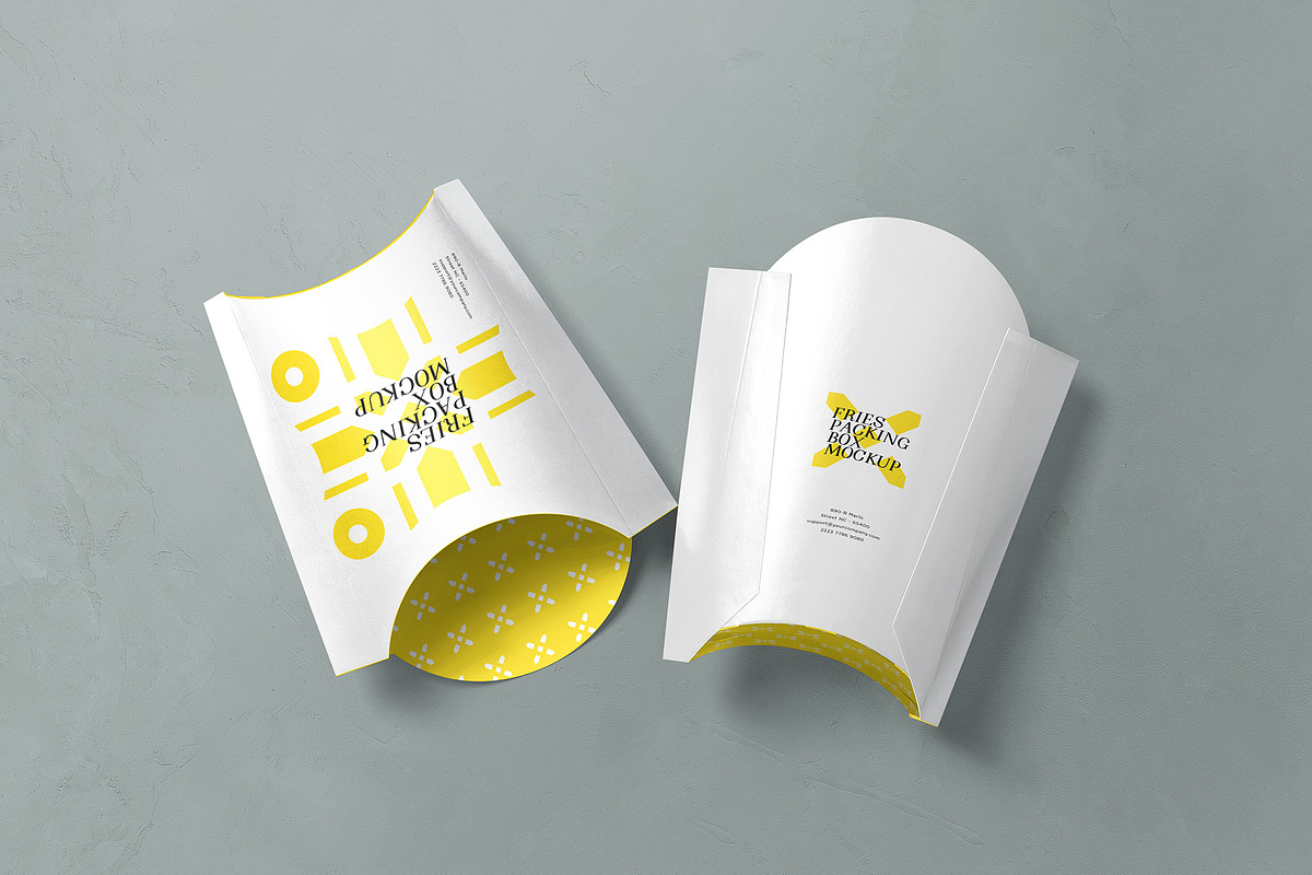 French Fries Mockup, a Product Mockup by PixelVoyager (Photo 5 of 6)