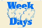 Numa - A Playful Display Typeface, a Font by Bnick (Thumbnail 3 of 11)