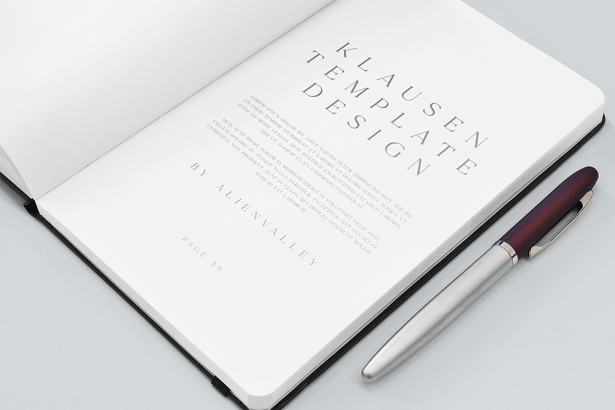 Klausen - Stylish All Caps Serif, a Serif Font by AlienValley (Photo 7 of 9)