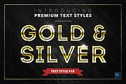 Gold & Silver #2 - 20 Text Styles, a Layer Style Add-On by Jonas Stensgaard (Thumbnail 19 of 23)