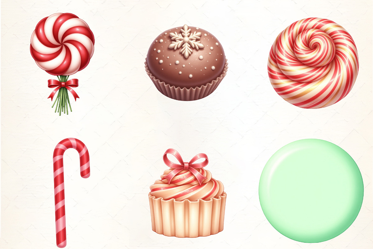 Festive Candy Clipart, an Illustration by CrexoraLab (Photo 3 of 5)