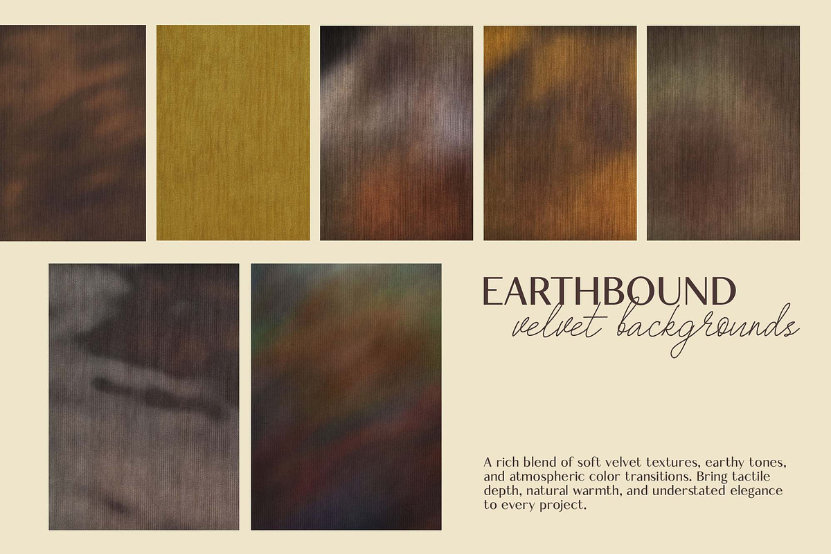Earthbound Velvet Backgrounds, a Background Graphic by DigARTbyHavroshka (Photo 3 of 12)